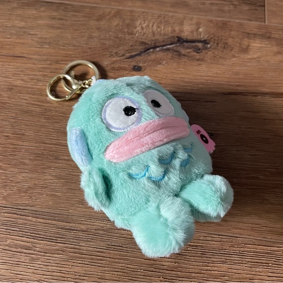 SANRIO-Imported (NWT) Hangyodon Plush Keychain - Picture 5 of 8